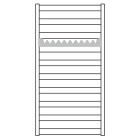 Terma Vivo grzejnik 1150x600 mm zasilanie C.O.