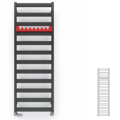 Terma Vivo grzejnik 1630x400 mm zasilanie C.O.