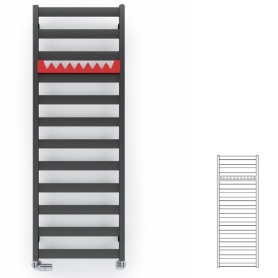 Terma Vivo grzejnik 1630x600 mm zasilanie C.O.