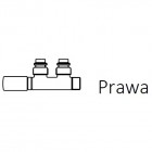 Terma zestaw zintegrowany termostatyczny ZX prawy chrom