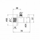 Kludi zawór kątowy DN15