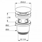 Kludi korek umywalkowy Up&Down
