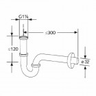 Kludi Ideal syfon rurowy