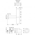 Hansgrohe Flowstar zestaw syfon + zaworki