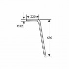 Kludi podłogowa rura odpływowa