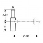 Geberit syfon umywalkowy 1 1/4
