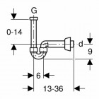 Geberit syfon bidetowy