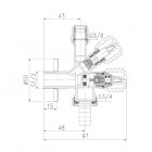 Valvex zaworek kombinowany