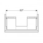 Geberit iCon szafka podumywalkowa 90 cm