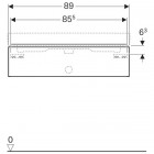 Geberit iCon szafka podumywalkowa 90 cm