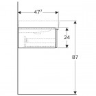 Geberit iCon szafka podumywalkowa 120 cm