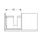 Geberit iCon szafka podumywalkowa 90 cm, lewa