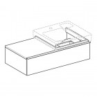 Geberit iCon szafka podumywalkowa 90 cm, prawa