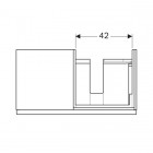 Geberit iCon szafka podumywalkowa 90 cm, prawa