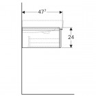 Geberit iCon szafka podumywalkowa 90 cm, prawa