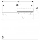 Geberit iCon szafka podumywalkowa 90 cm, prawa