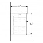 Geberit iCon szafka podumywalkowa 75 cm 840375