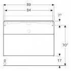 Geberit iCon szafka podumywalkowa 90 cm 840390
