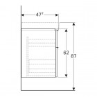 Geberit iCon szafka podumywalkowa 90 cm 840390