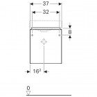 Geberit iCon szafka podumywalkowa 37 cm, wisząca, prawa