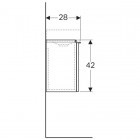 Geberit iCon szafka podumywalkowa 37 cm, wisząca, prawa