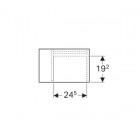 Geberit iCon szafka wisząca, boczna 840137