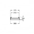 Geberit iCon lustro 37x110 cm