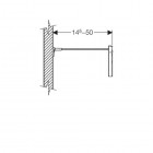 Geberit Duofix Basic zestaw do montażu przyściennego z regulacją