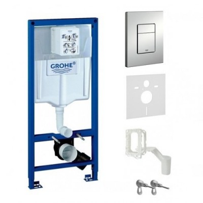 Grohe Rapid SL spłuczka podtynkowa 5w1 chrom mat
