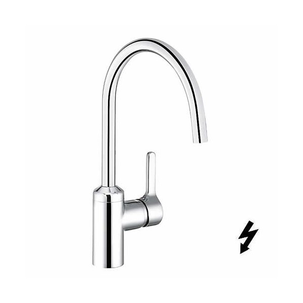 Kludi Bingo Star bateria kuchenna jednouchwytowa do bezciśnieniowych podgrzewaczy