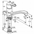 Kludi Logo Neo bateria kuchenna do bezciśnieniowych podgrzewaczy
