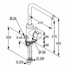 Kludi L-ine bateria kuchenna Multi
