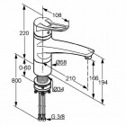 Kludi MX bateria kuchenna Bajonett podokienna