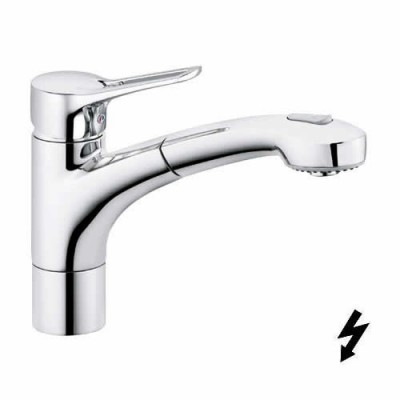 Kludi MX bateria kuchenna z wyciąganą wylewką do bezciśnieniowych podgrzewaczy