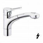 Kludi MX bateria kuchenna z wyciąganą wylewką do bezciśnieniowych podgrzewaczy