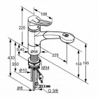 Kludi MX bateria kuchenna z wyciąganą wylewką do bezciśnieniowych podgrzewaczy
