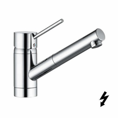 Kludi Scope bateria kuchenna wyciągana wylewka do bezciśnieniowych podgrzewaczy