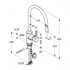 Kludi Bingo Star bateria kuchenna z wyciąganą wylewką 428520578