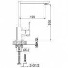 Kohlman bateria kuchenna jednouchwytowa QB140F