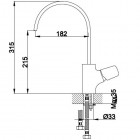 Kohlman bateria kuchenna jednouchwytowa QB140L