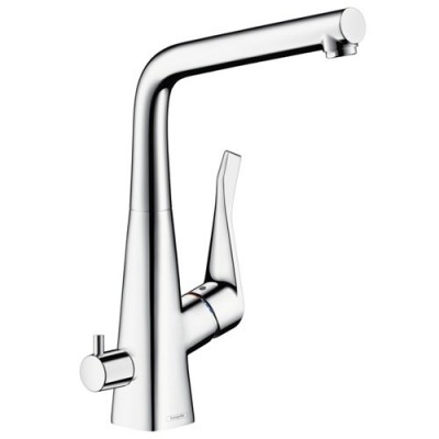 Hansgrohe Metris Select bateria kuchenna z zaworem umożliwiającym podłączenie pralki lub zmywarki