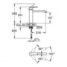 Grohe Eurostyle Cosmopolitan bateria kuchenna podokienna 31159002