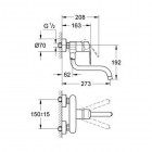Grohe Eurostyle Cosmopolitan bateria kuchenna ścienna 33982002