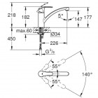 Grohe Eurosmart New bateria kuchenna 33281002