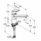 Kludi Objecta bateria kuchenna 325740575