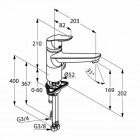 Kludi Objecta bateria kuchenna 325760575