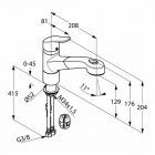 Kludi Objecta bateria kuchenna z wyciąganą wylewką 325810575