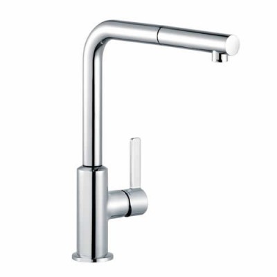 Kludi L-ine S bateria kuchenna z wyciąganą wylewką 408510575