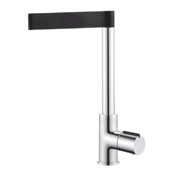 Demm Black Line bateria kuchenna czarny/chrom 9660