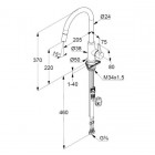 Kludi Bingo Star bateria kuchenna z wyciąganą wylewką 468510578